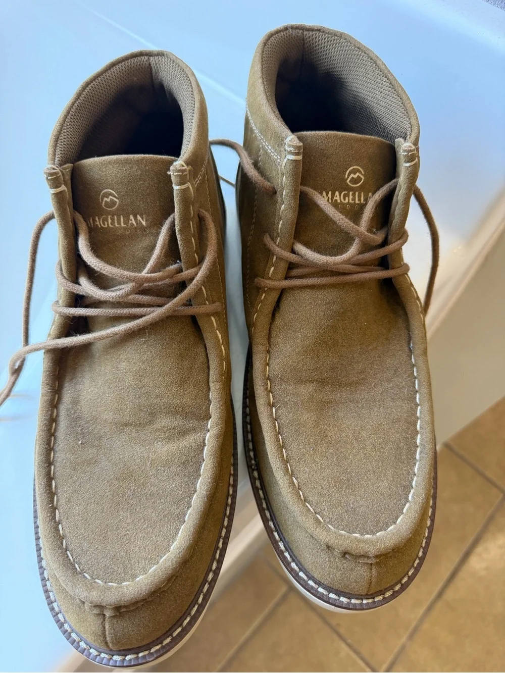Magellan Outdoors Men’s Brown Suede Chukka Boots